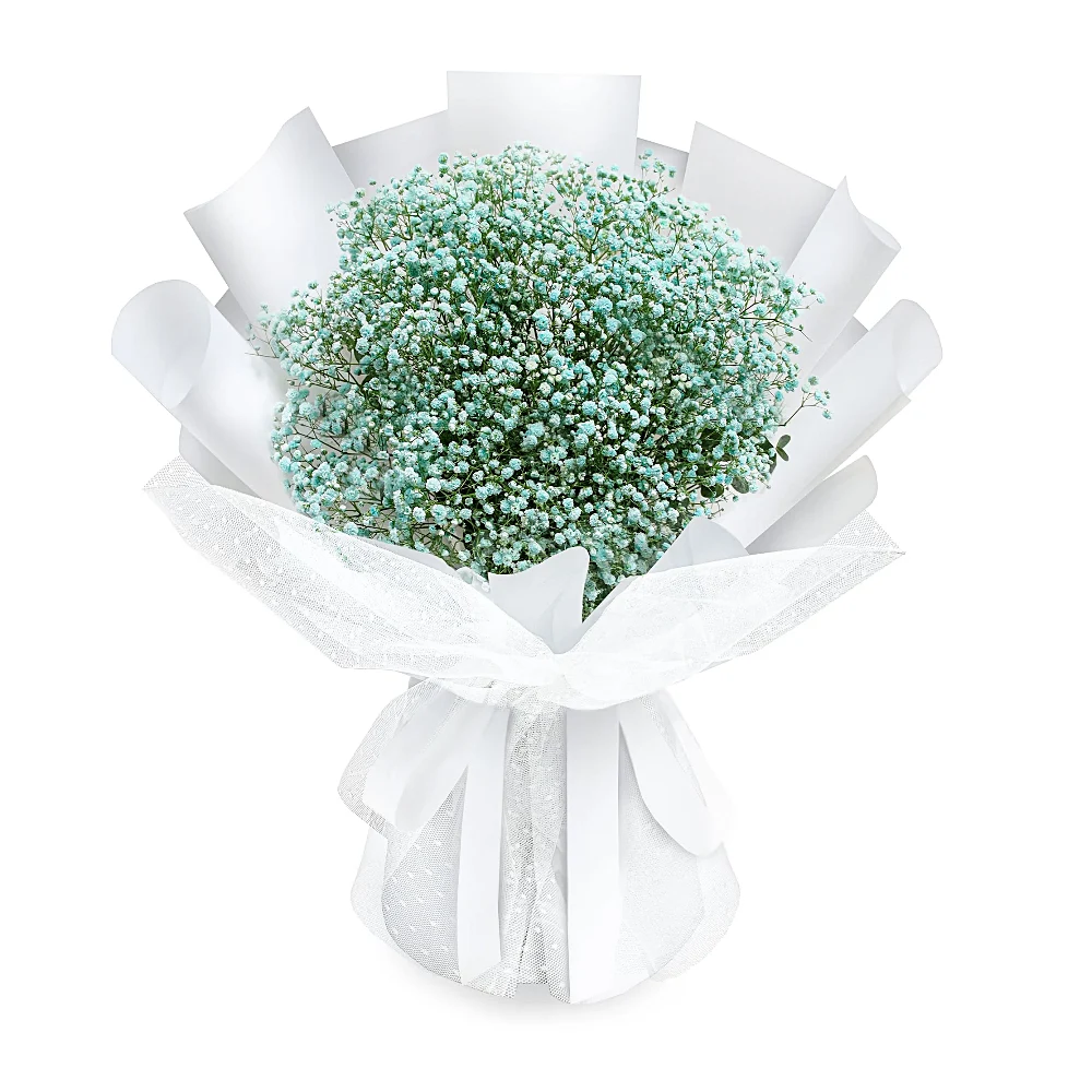 7 голубых гипсофил