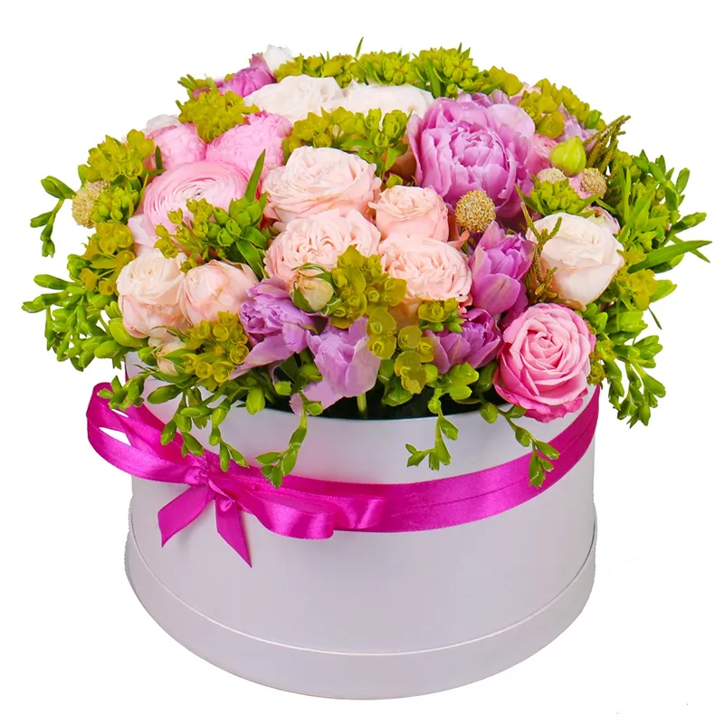 Цветы в коробке