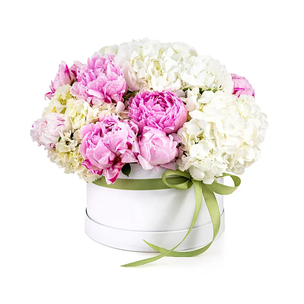 Цветы в коробке