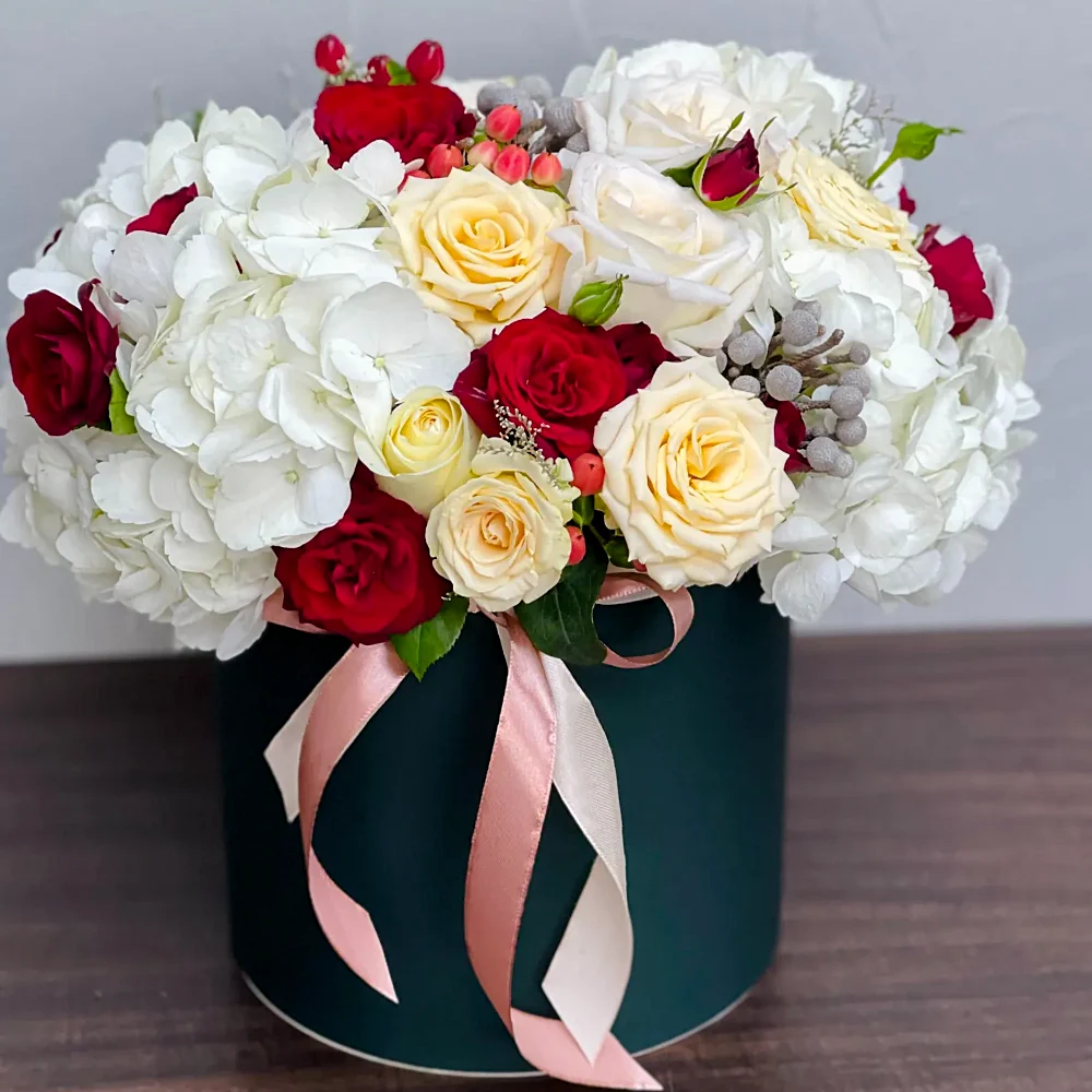 Цветы в коробке