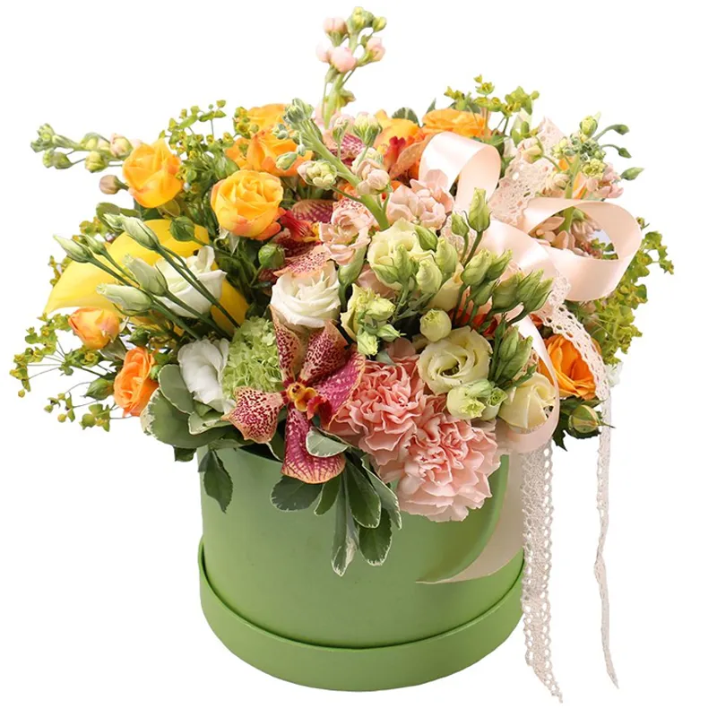 Цветы в коробке