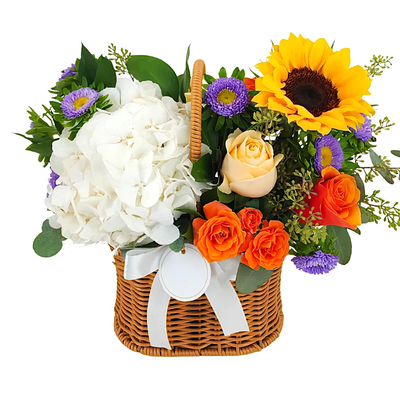 Корзина с цветами