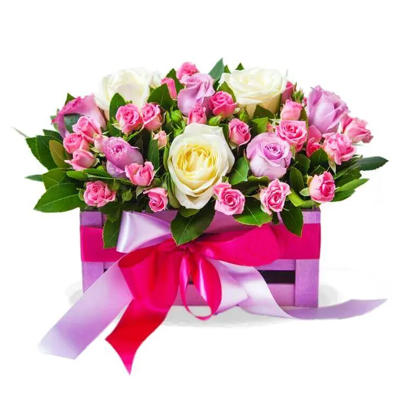 Корзина с цветами