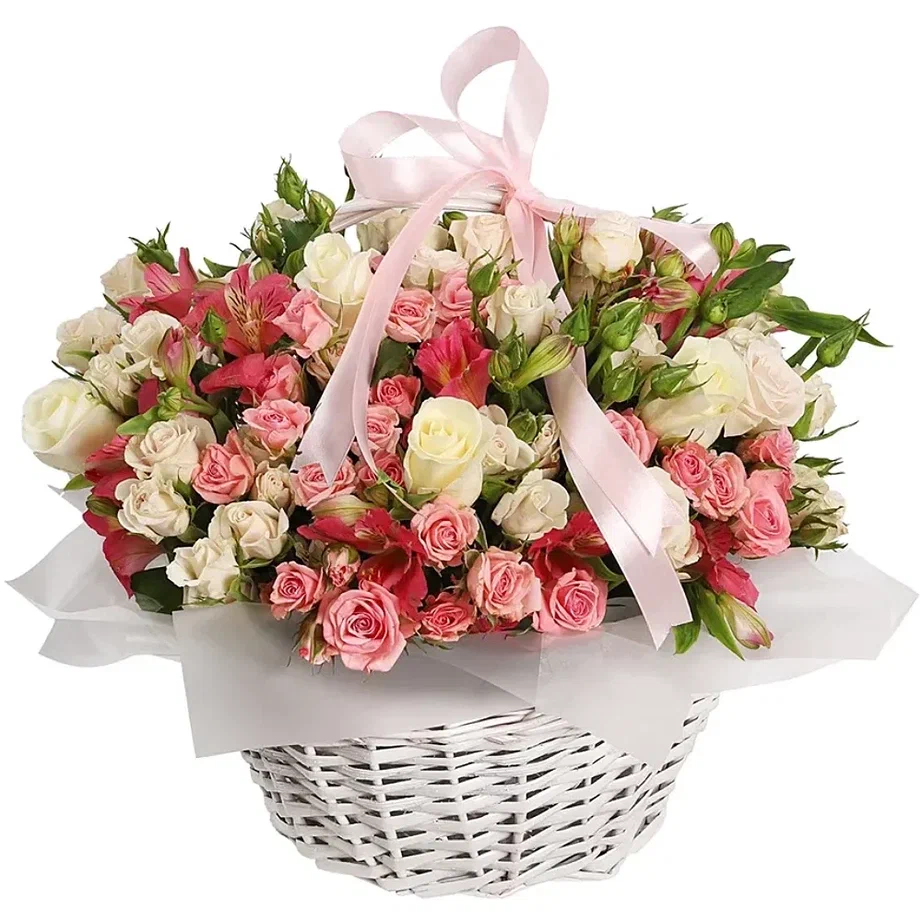 Корзина с цветами