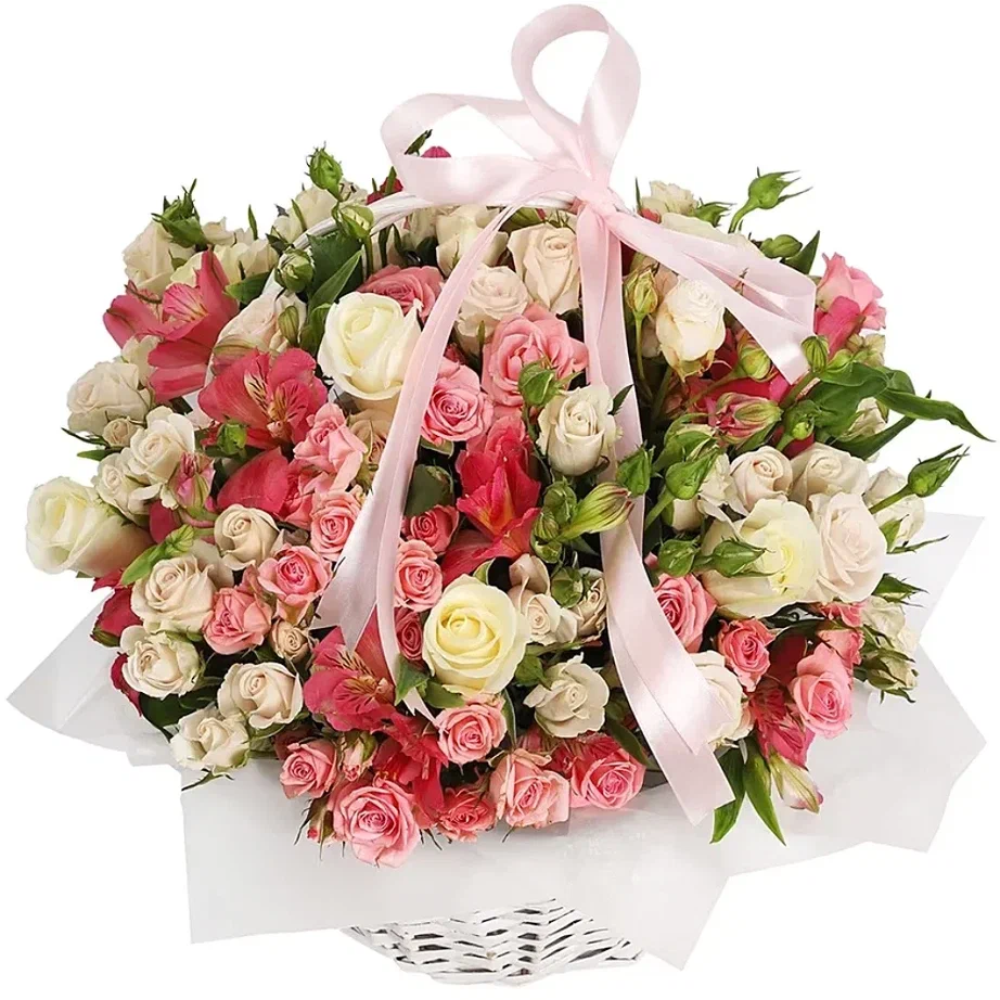 Корзина с цветами